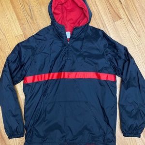 MEN’S ULT LINED WINDBREAKER JACKET WITH FRONT POUCH POCKET